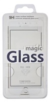 Aligator ochrana displeje Carbon Fiber Glass pro Apple iPhone 7, bílá