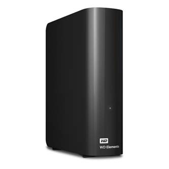 Western Digital externí pevný disk, Elements Desktop, 3.5", USB 3.0, 2TB, 2000GB, WDBWLG0020HBK-EESN, černý