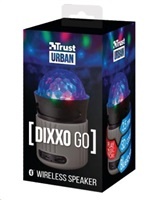 Trust Dixxo Go Wireless Bluetooth Speaker with party lights - grey