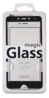 Aligator ochrana displeje Carbon Fiber Glass pro Apple iPhone 7, černá